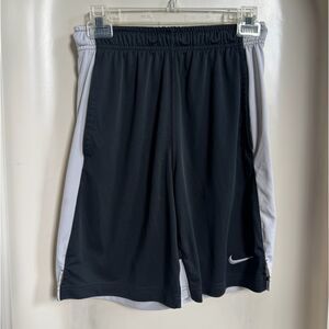 Youth Nike Dri Fit Shorts Size Large Black and White